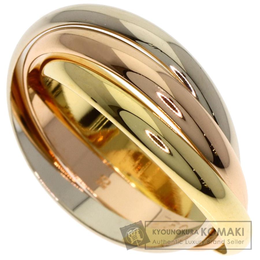 値下げ不可【新品仕上げ】カルティエ　トリニティリングSM #51 Cartier（カルティエ） トリニティ SM #51 リング・指輪 K18イエロー