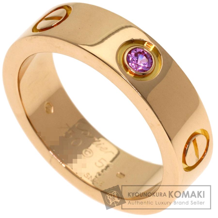 Cartier（カルティエ） ラブリング 1P サファイア #53 リング・指輪