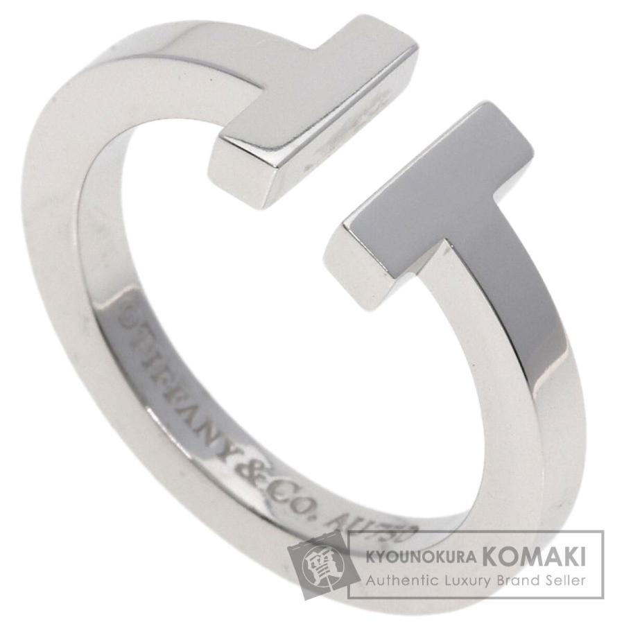 TIFFANY&Co.（ティファニー） T スクエア リング・指輪 K18ホワイト