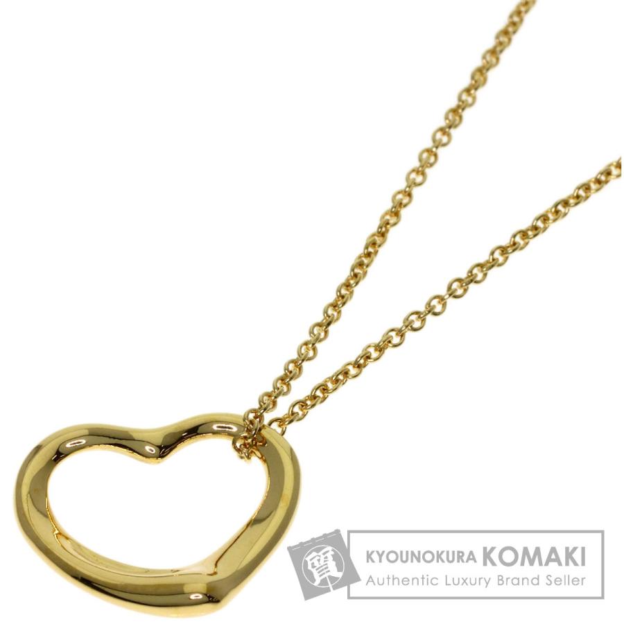 TIFFANY&Co.（ティファニー） オープンハート ネックレス K18イエロー