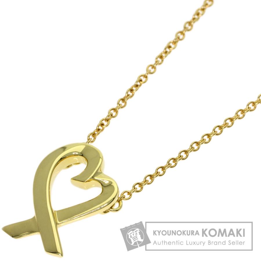 TIFFANY&Co.（ティファニー） ラビングハート ネックレス K18イエロー 