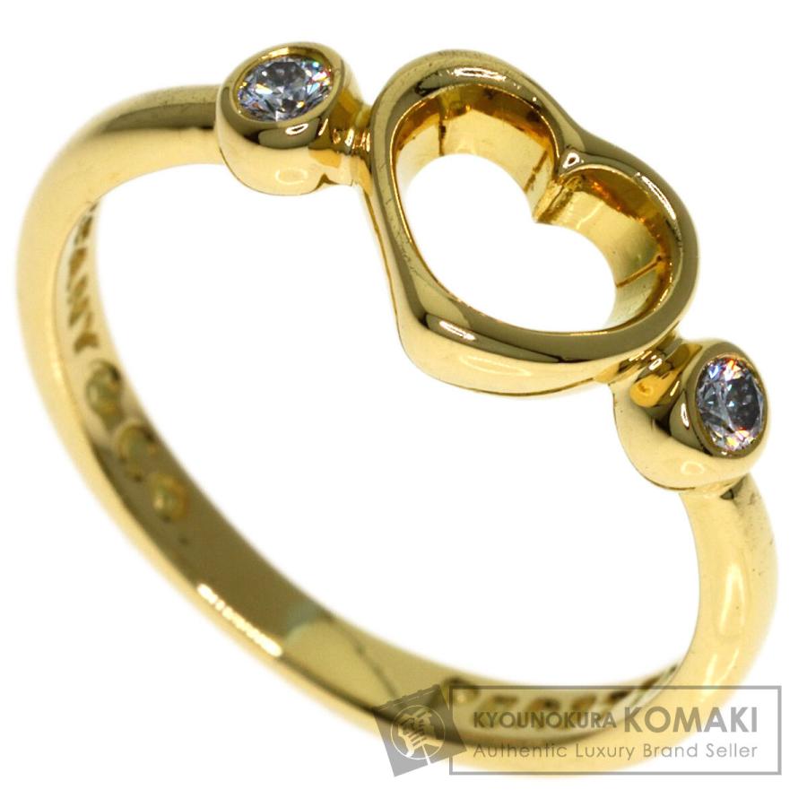 TIFFANY&Co.（ティファニー） オープンハート 2P ダイヤモンド リング 