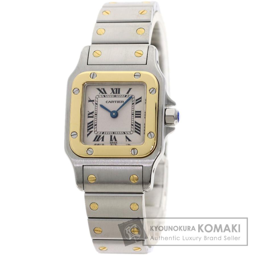 CARTIER カルティエ W20012C4 サントスガルベSM 腕時計 SS SSxK18YG レディース [中古] Cartier（カルティエ） W20012C4 サントスガルベSM 腕時計 ステンレス