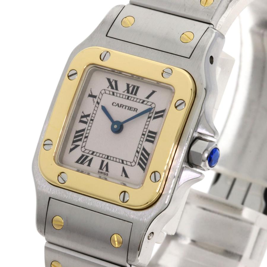 CARTIER カルティエ W20012C4 サントスガルベSM 腕時計 SS SSxK18YG レディース [中古] Cartier - CARTIER カルティエ W20012C4 サントスガルベSM 腕時計 SS