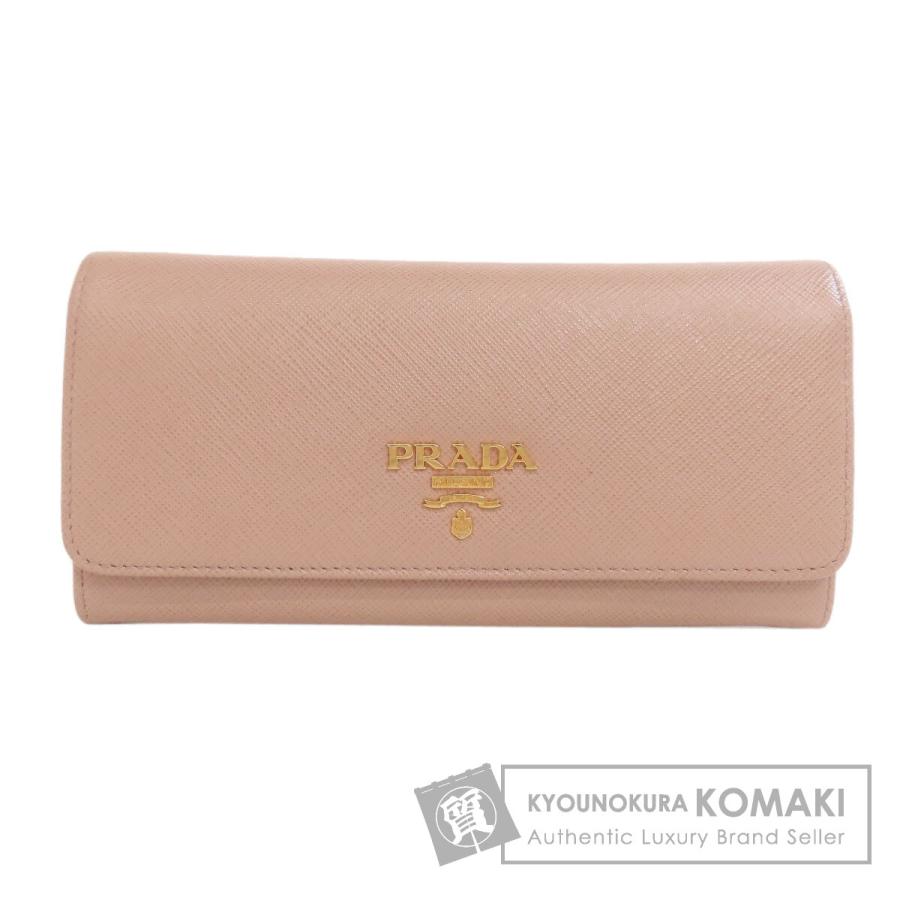 PRADA（プラダ） ロゴ 長財布（小銭入れあり） サフィアーノ