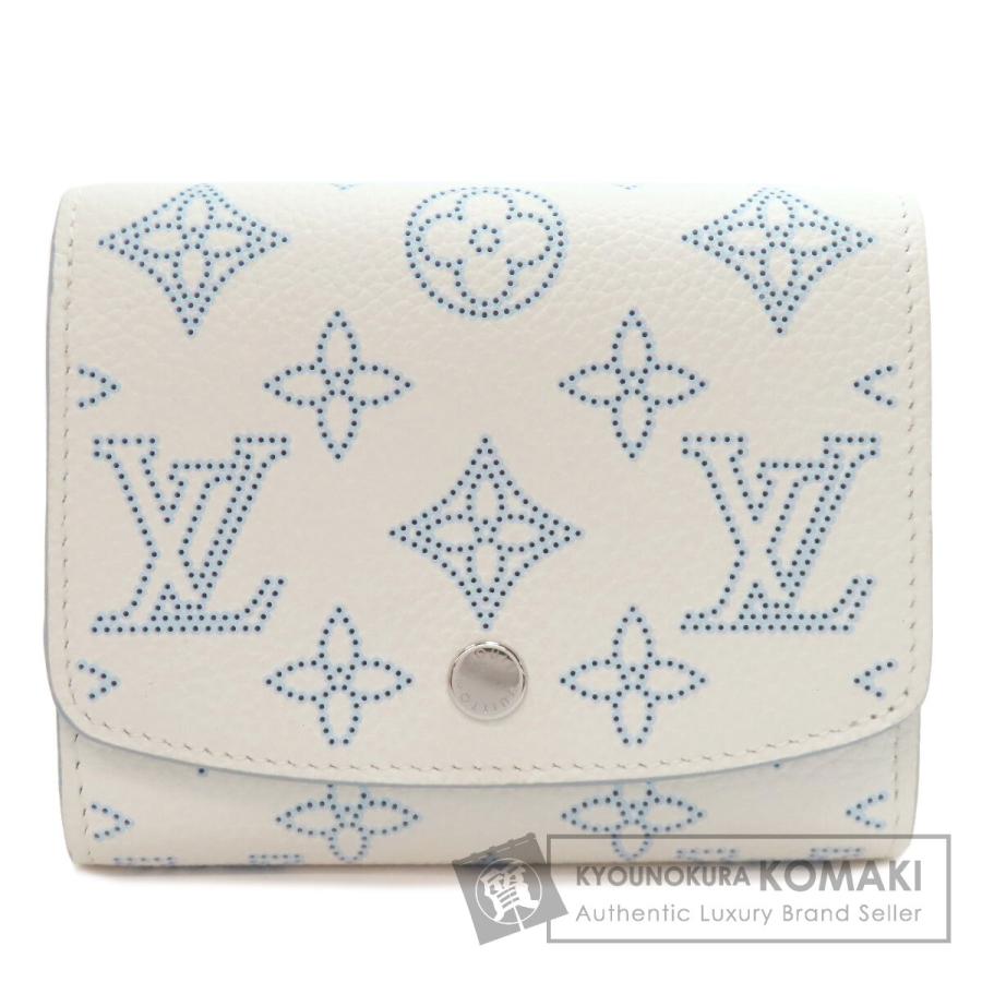 新品 ルイヴィトン Louis Vuitton 2つ折り財布 ポルトフォイユ・イリス コンパクト ホワイト/ブルー LOUIS VUITTON（ルイ・ヴィトン） 【新品】ルイヴィトン 二つ折り財布