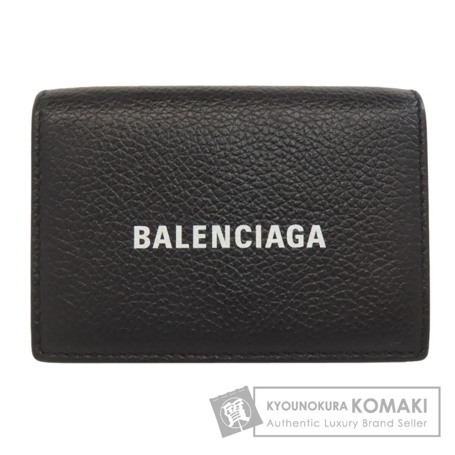 BALENCIAGA（バレンシアガ） 594312 ロゴ 三つ折り財布 二つ折り財布