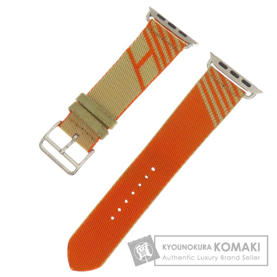 HERMES エルメス ベルトパーツ アップルウォッチ45mm 腕時計 ナイロン SV レディース [中古] HERMES（エルメス） ベルトパーツ アップルウォッチ45mm 腕時計