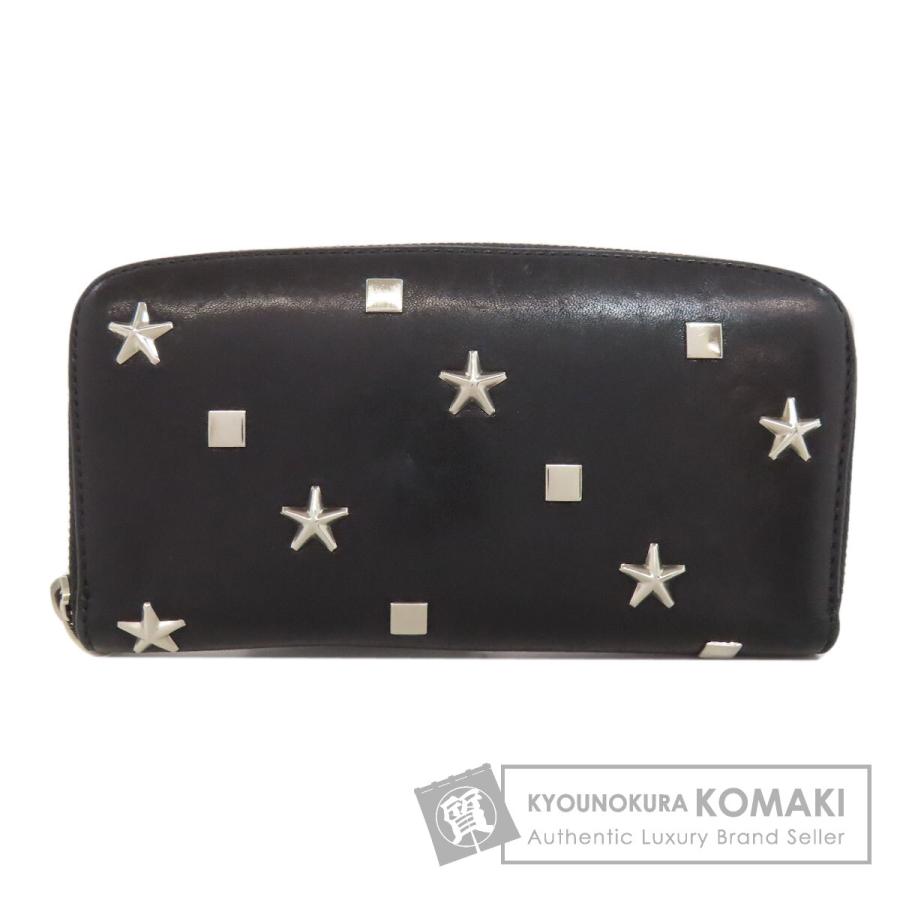 JIMMY CHOO スタッズ装飾 二つ折り財布 Jimmy Choo ジミーチュウ スタッズ スターモチーフ 二つ折り財布（小銭