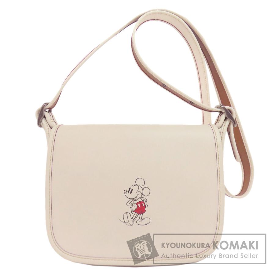 COACH コーチ F59359 ミッキーマウス ショルダーバッグ レザー レディース [中古] COACH（コーチ） F59359 ミッキーマウス ショルダーバッグ レザー