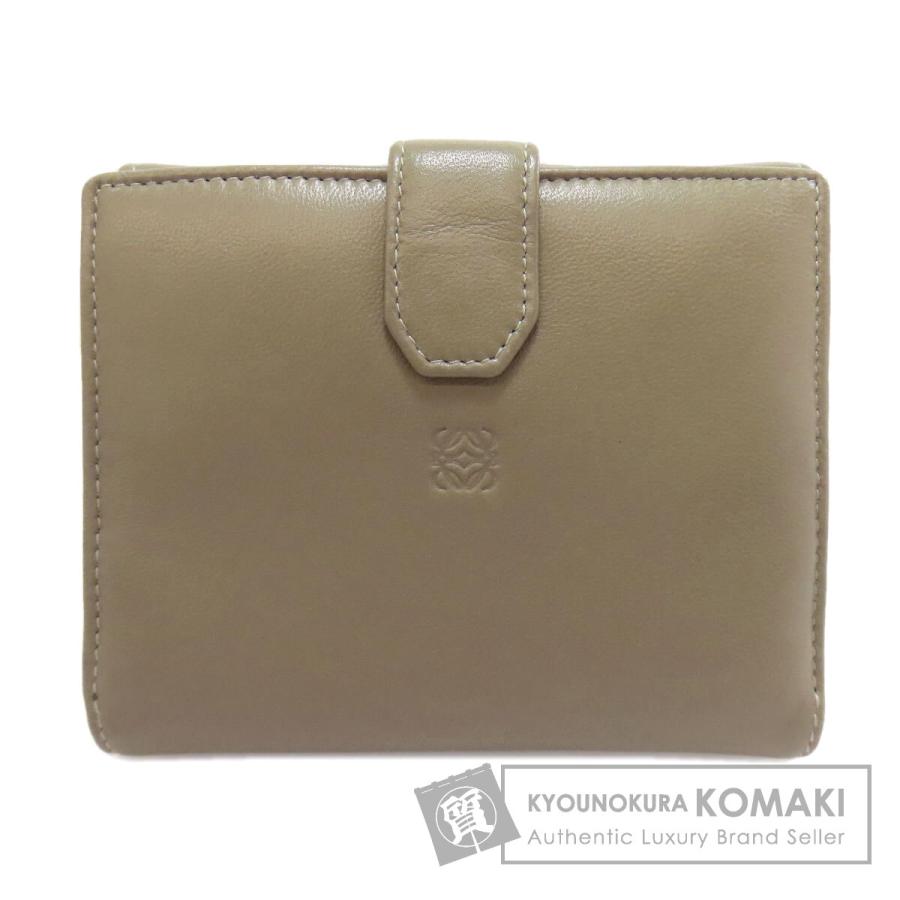 LOEWE（ロエベ） アナグラム 二つ折り財布（小銭入れあり） ラムスキン