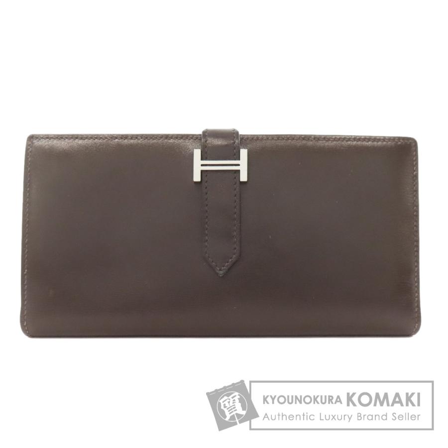 HERMES（エルメス） ベアンスフレ シルバー金具 長財布（小銭入れあり