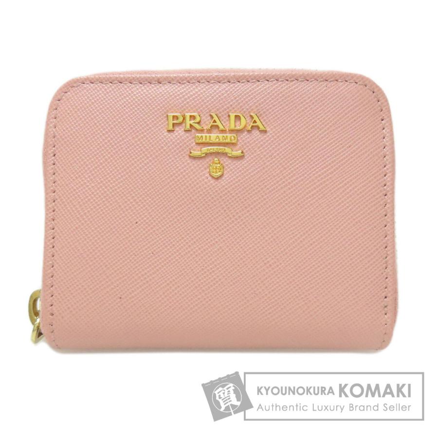 PRADA（プラダ） サフィアーノ ロゴ金具 コインケース レザー