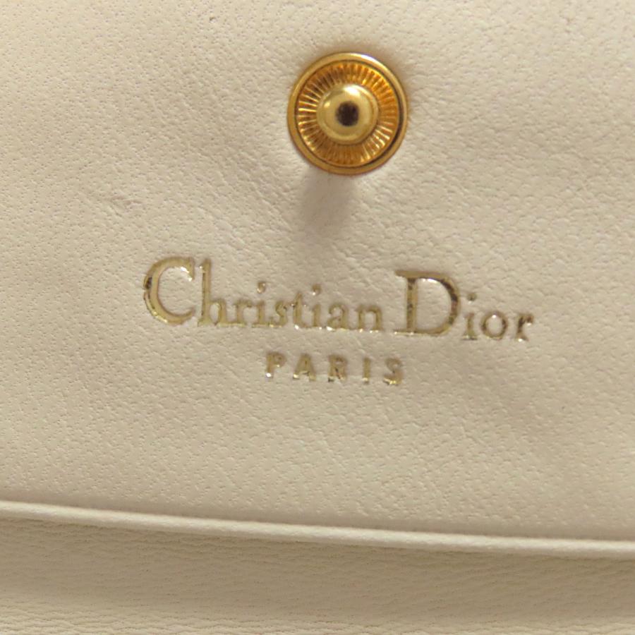 CHRISTIAN DIOR クリスチャンディオール カナージュ キーケース カーフ