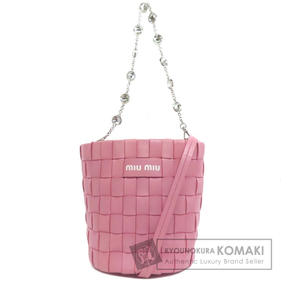 miu miu（ミュウミュウ） 2WAY ハンドバッグ カーフ レディース 中古 