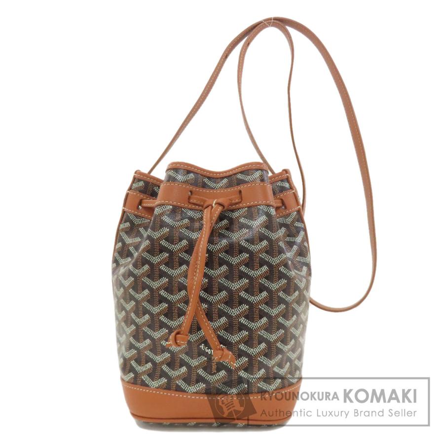GOYARD ゴヤール プティ フロ バケット ショルダーバッグ PVC レディース [中古] GOYARD（ゴヤール） プティ フロ バケット ショルダーバッグ PVC