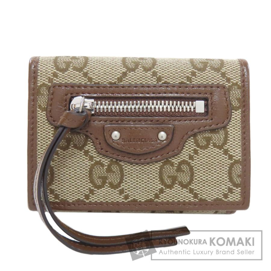 【未使用級】GUCCI×BALENCIAGA 折り財布 ザ ハッカープロジェクト GUCCI（グッチ） ネオクラシックウォレット ザハッカープロジェクト
