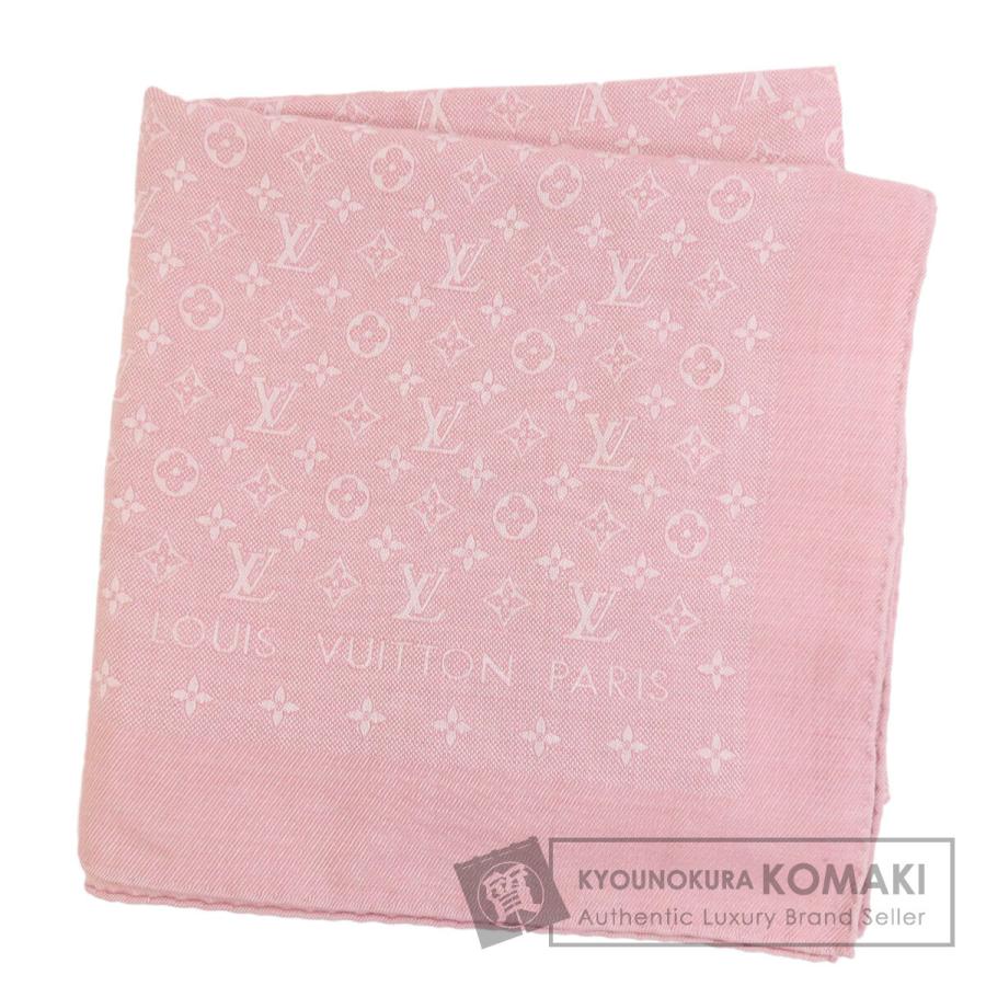 限定お値下げ❤️ ルイヴィトン 大判ストール ショール モノグラム ピンク LOUIS VUITTON（ルイ・ヴィトン） M77815 大判ショール モノグラム