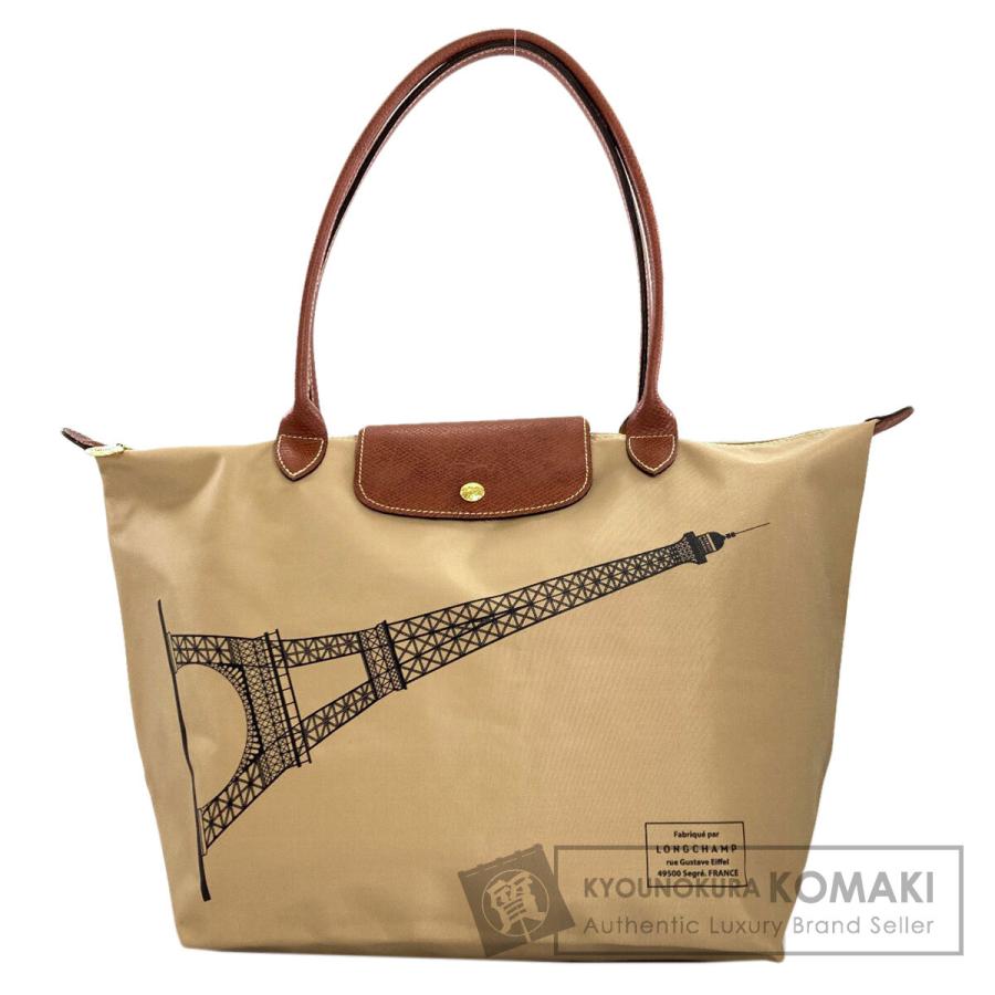 美品 ロンシャン ル プリアージュ トートバッグ ナイロン エッフェル塔 限定品 LONGCHAMP（ロンシャン） ル・プリアージュ エッフェル塔 トートバッグ