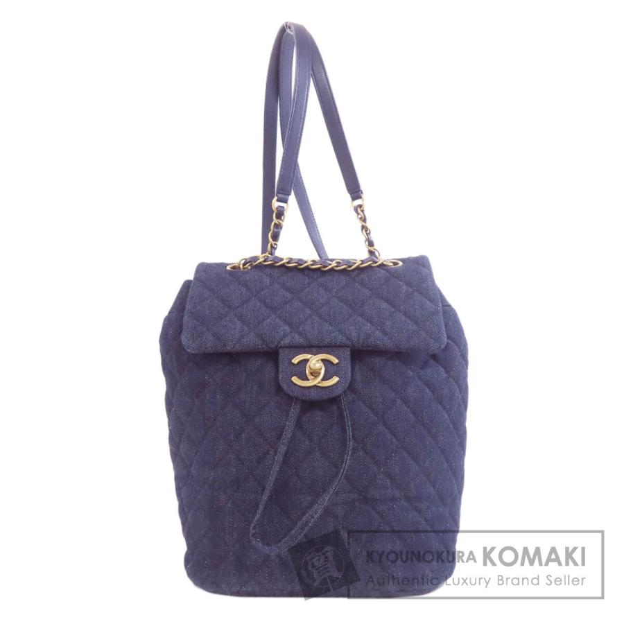 CHANEL マトラッセバックパック （ゴールド金具） CHANEL（シャネル） マトラッセ ココマーク ゴールド金具 リュック