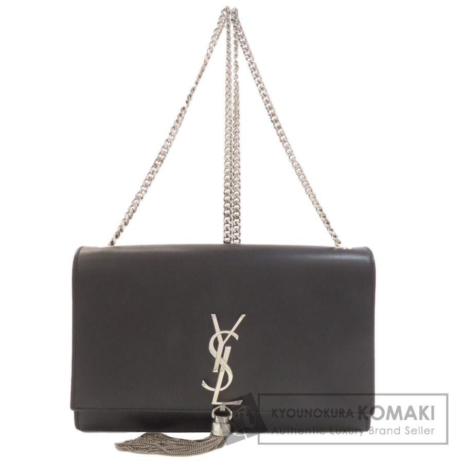 YVES SAINT LAURENT イヴ・サンローラン クラシック ケイト チェーンショルダー ショルダーバッグ カーフ レディース [中古] Yves Saint Laurent（イヴ・サンローラン） クラシック ケイト