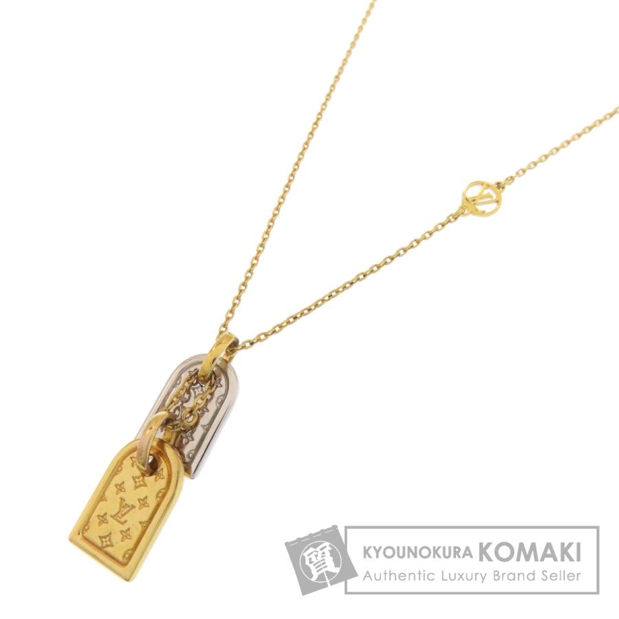 ◇ルイヴィトン◇ 新品仕上済 M63141 ネックレス ナノグラム ペンダント LOUIS VUITTON（ルイ・ヴィトン） M63141 ナノグラム ネックレス 金属