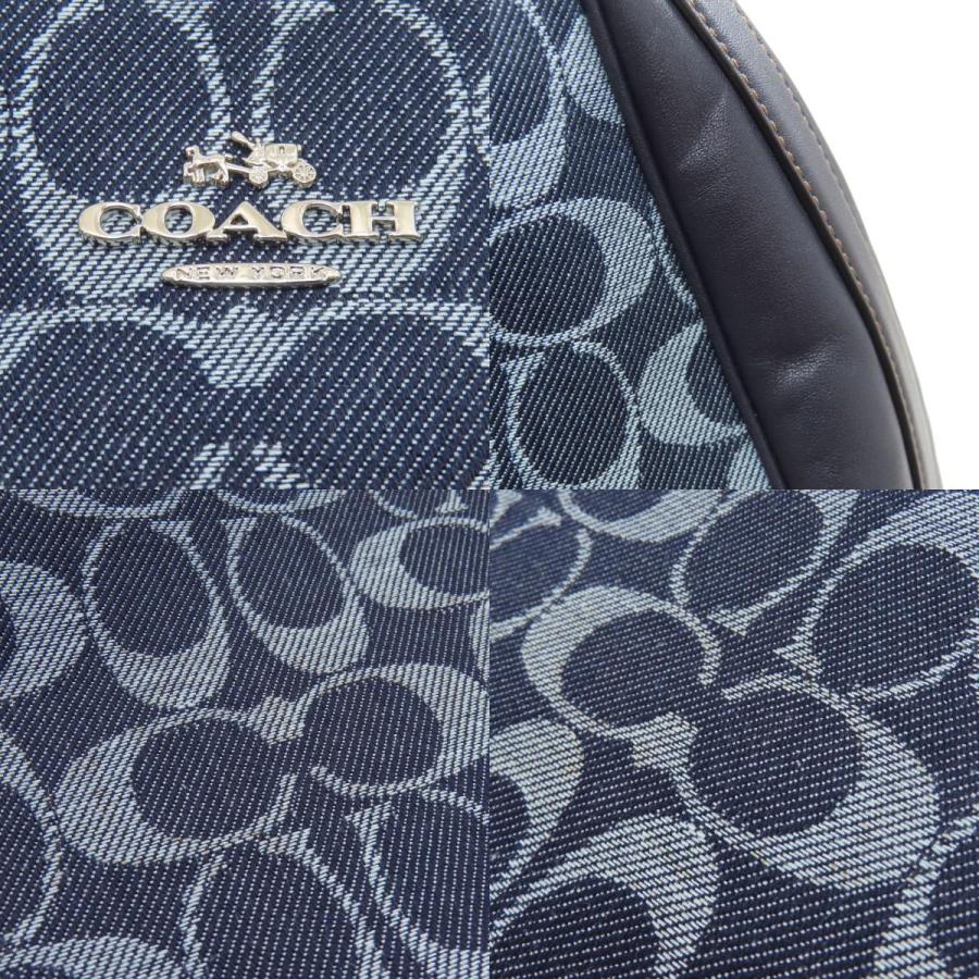 COACH　コーチ　ワンショルダーバッグ　シグネチャー　アクセサリーバッグ　紺 COACH（コーチ） F57912 シグネチャー ワンショルダー ショルダー