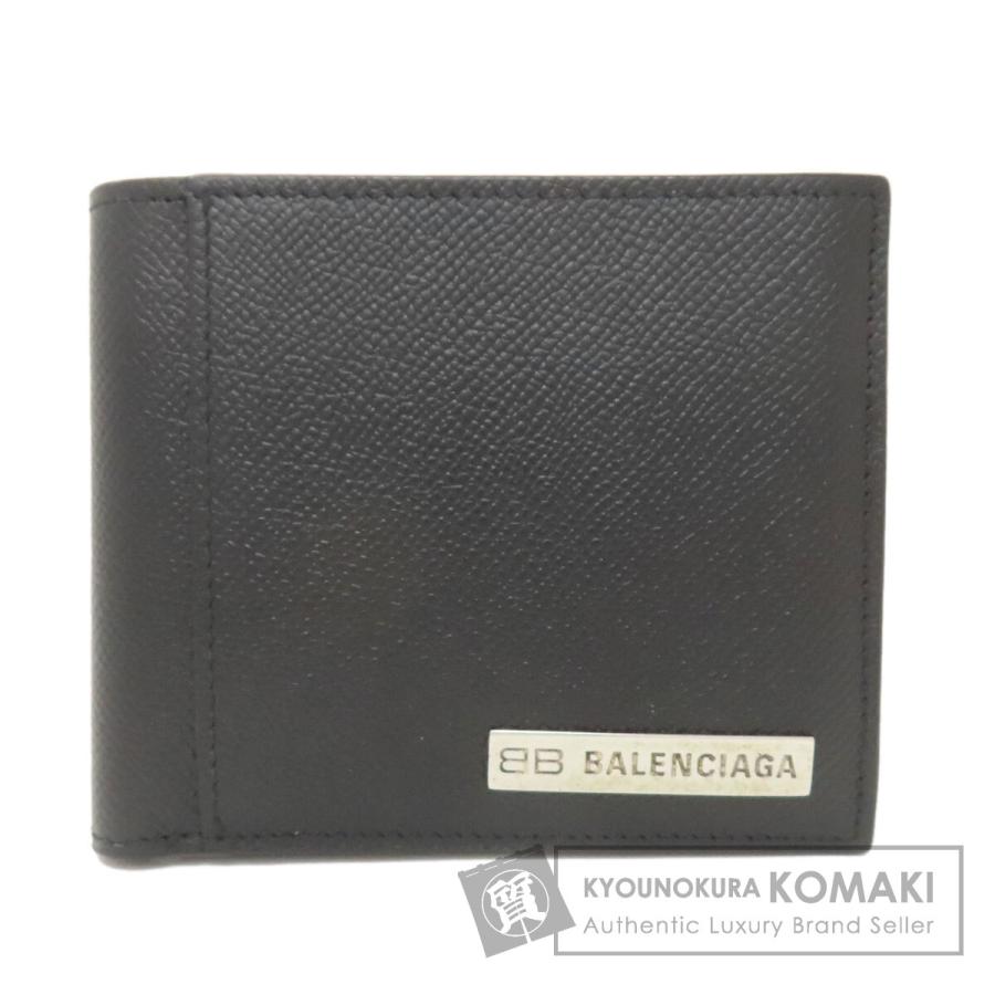 BALENCIAGA（バレンシアガ） 674762 ロゴ金具 二つ折り財布（小銭入れ