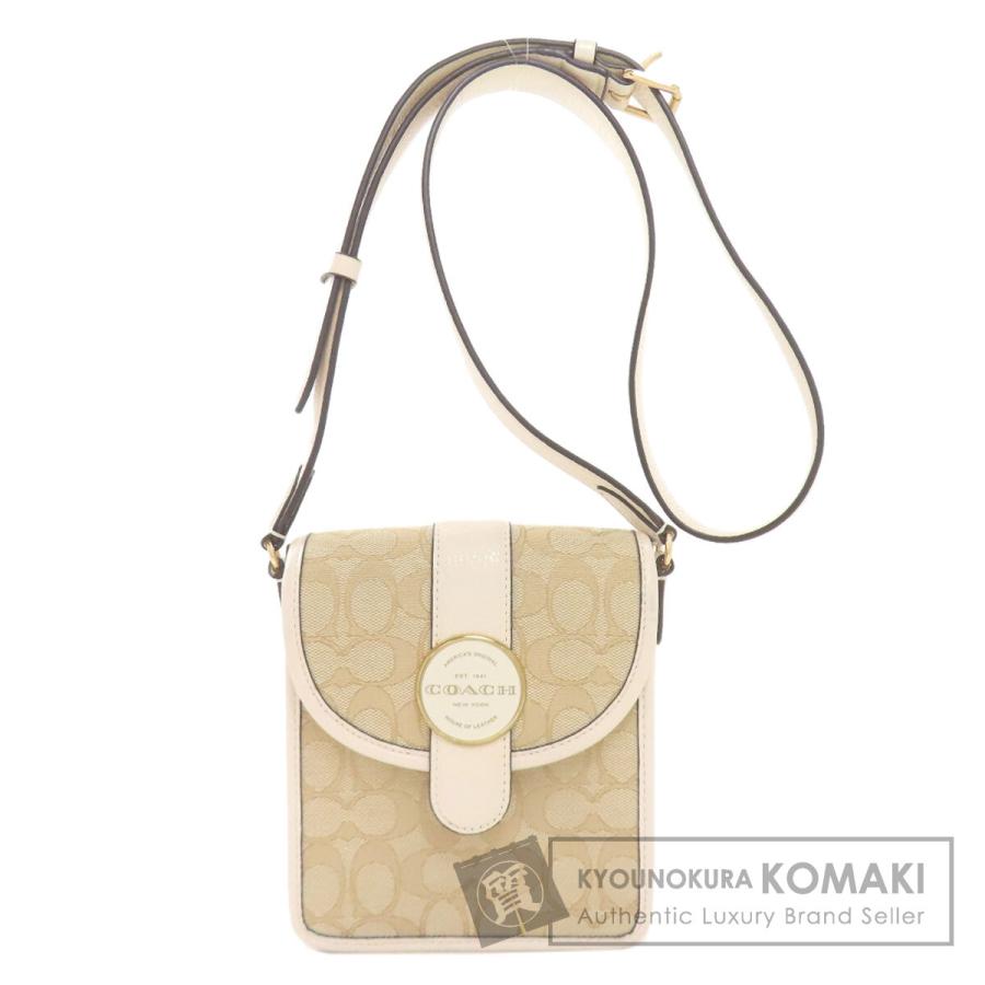 COACH（コーチ） C8321 シグネチャー ショルダーバッグ キャンバス 