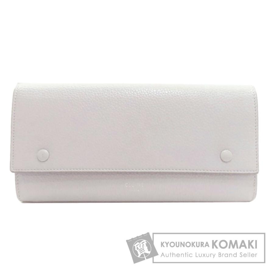 CELINE（セリーヌ） ロゴ 長財布（小銭入れあり） レザー レディース