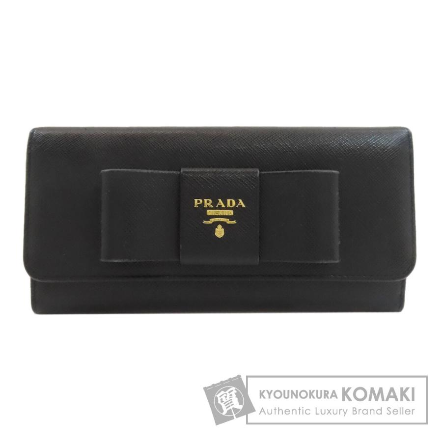 PRADA（プラダ） フィオッコ 長財布（小銭入れあり） サフィアーノ