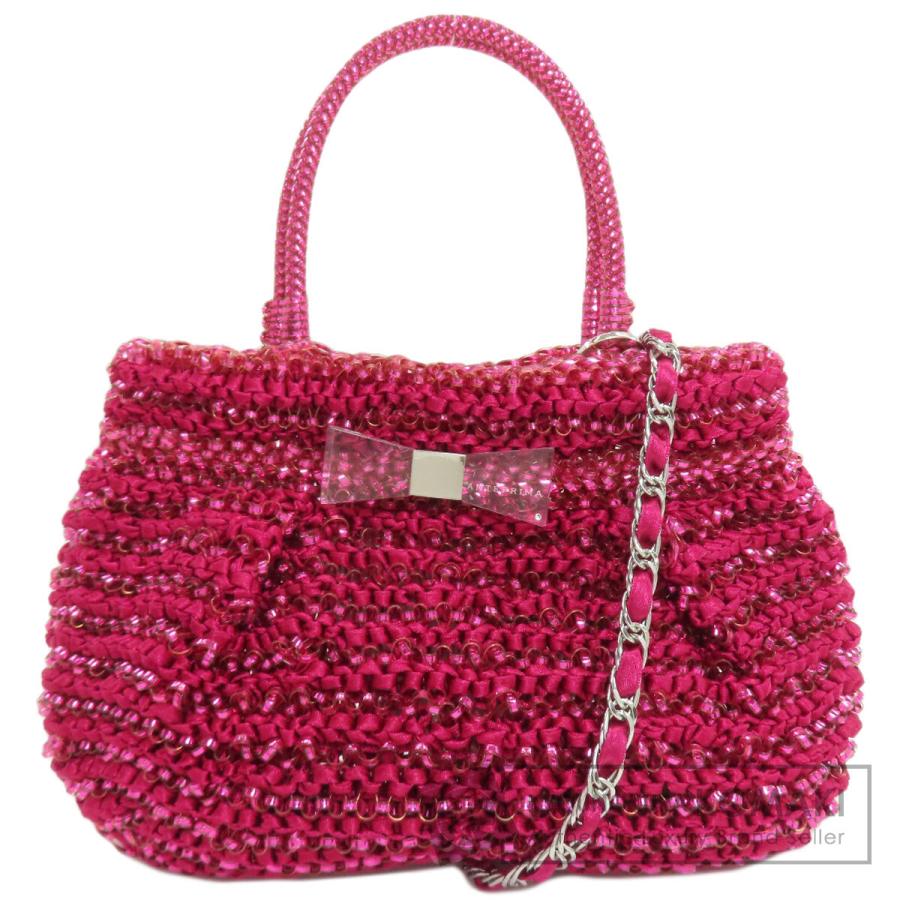 ANTEPRIMA（アンテプリマ） ワイヤーバッグ リボン 2WAY ハンドバッグ