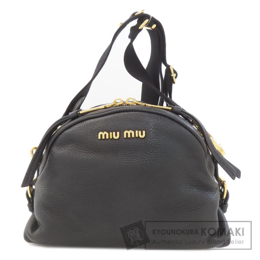 miu miu（ミュウミュウ） ロングショルダー ショルダーバッグ レザー