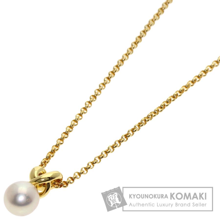 MIKIMOTO（ミキモト） パール 真珠 ネックレス K18イエローゴールド