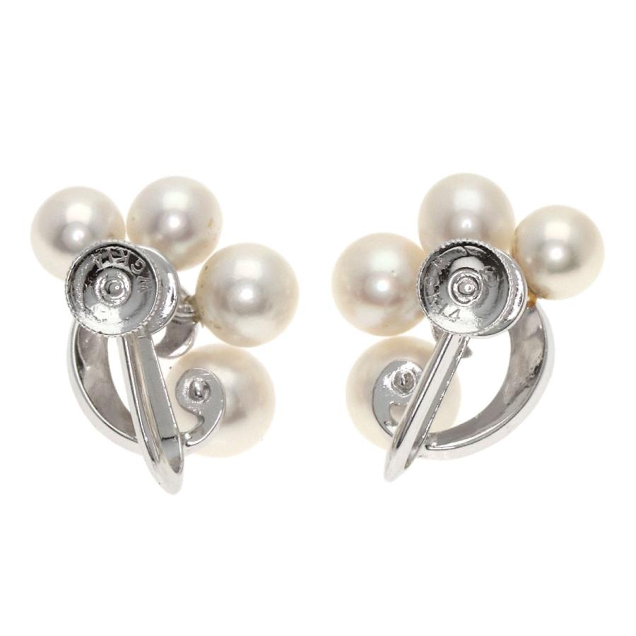 MIKIMOTO（ミキモト） パール 真珠 イヤリング K14ホワイトゴールド 