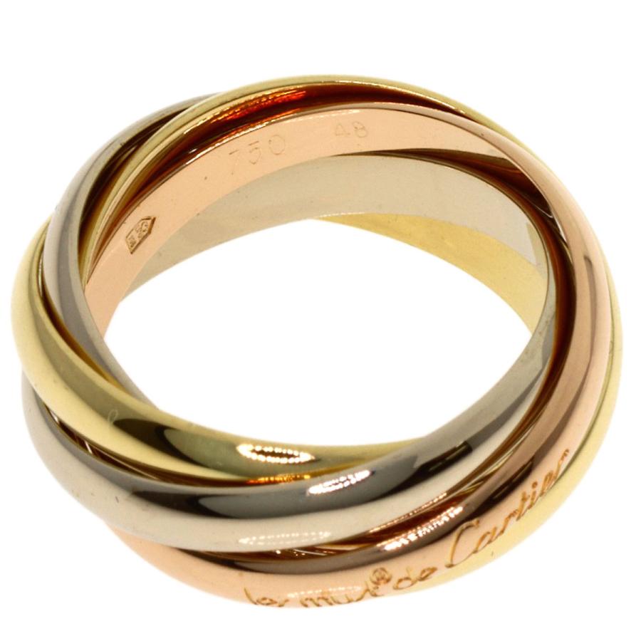 Cartier（カルティエ） トリニティ 5連 #48 リング・指輪 K18イエロー