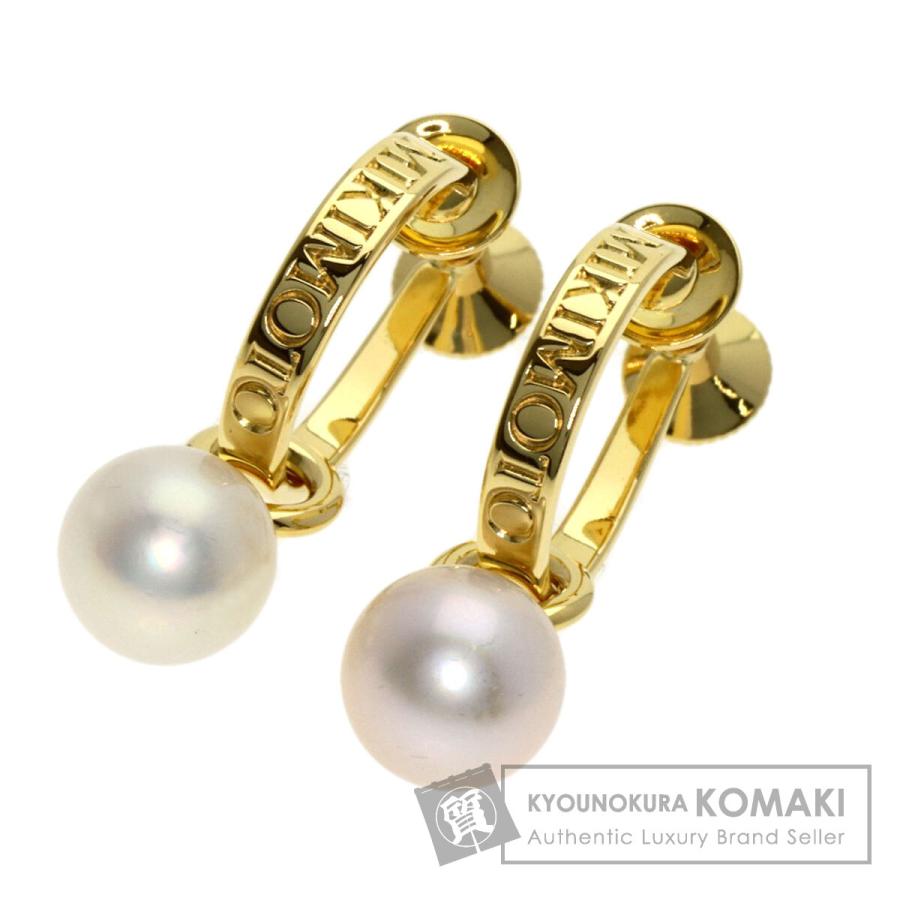 MIKIMOTO（ミキモト） パール 真珠 2WAY イヤリング K18イエロー