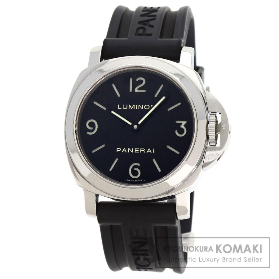 OFFICINE PANERAI オフィチーネパネライ ルミノールベース PAM00112 ステンレススチール【中古】 OFFICINE PANERAI（オフィチーネ パネライ） PANERAI パネライ