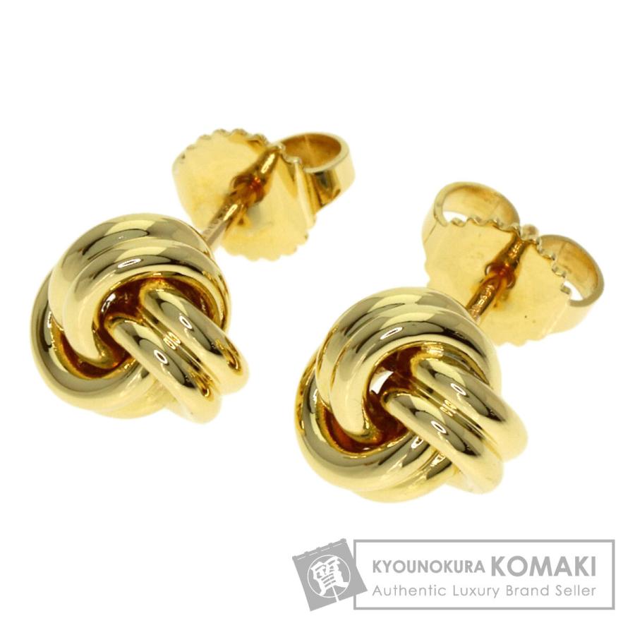TIFFANY&Co.（ティファニー） シグネチャー ノット ピアス K18イエロー