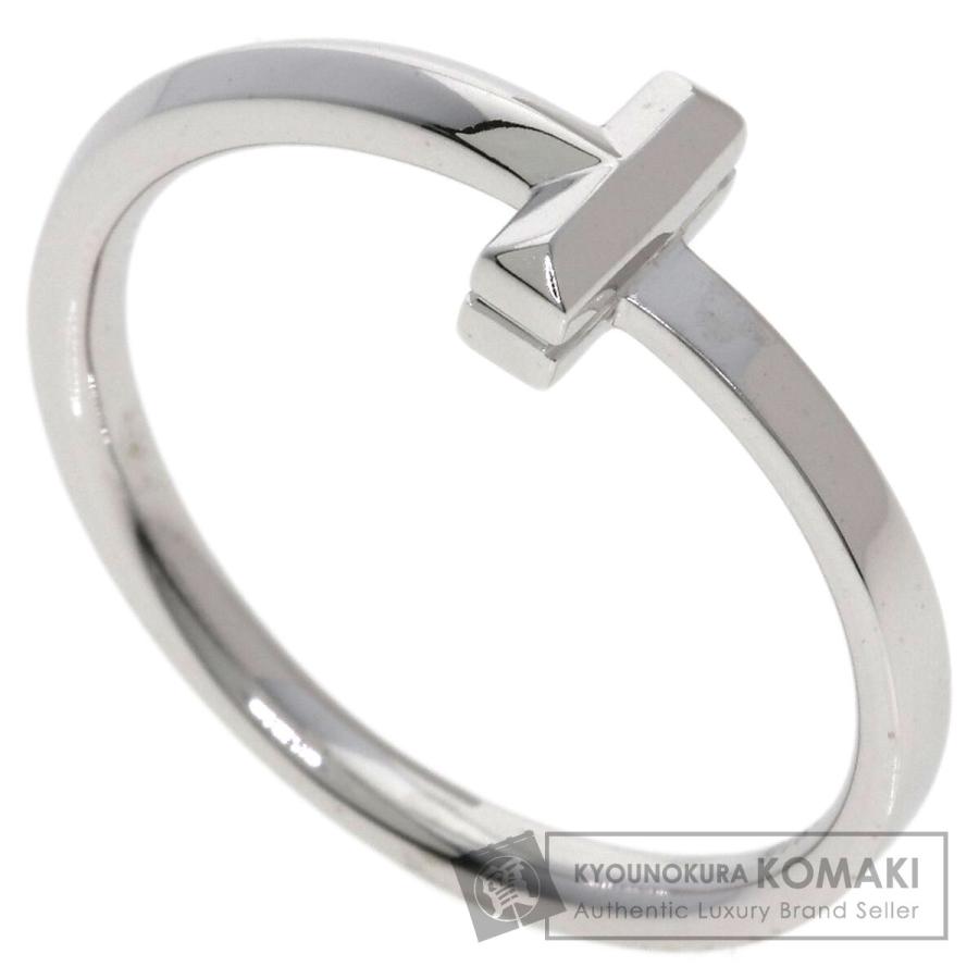 TIFFANY&Co.（ティファニー） Tワン ナロー リング・指輪 K18ホワイト
