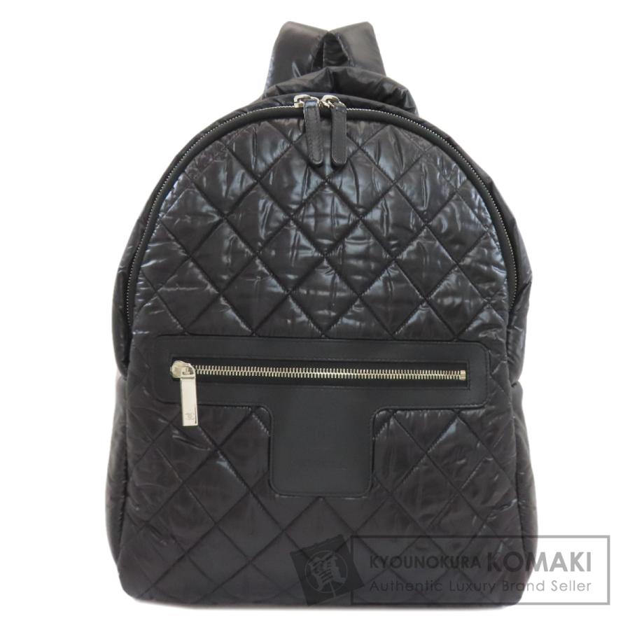 美品★　シャネル　コココクーン　黒　リュック　ナイロン　21番台 CHANEL（シャネル） コココクーン リュック・デイパック ナイロン素材