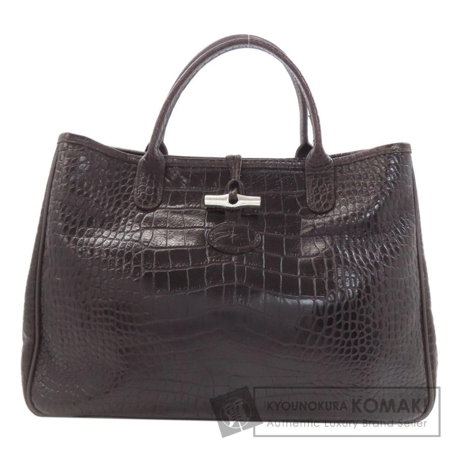 Longchamp トートバッグ ロゾ オールレザー ロゴ型押 A4 フランス製 LONGCHAMP（ロンシャン） ル ロゾ 型押し トートバッグ レザー
