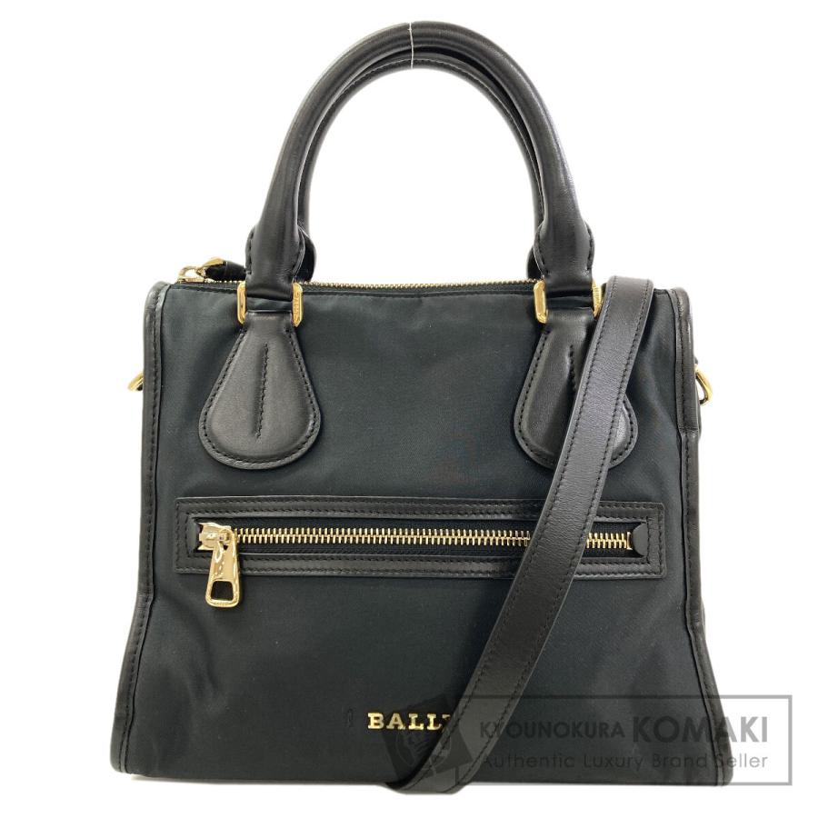 Bally（バリー） ロゴ 2WAY ハンドバッグ ナイロン素材 レディース