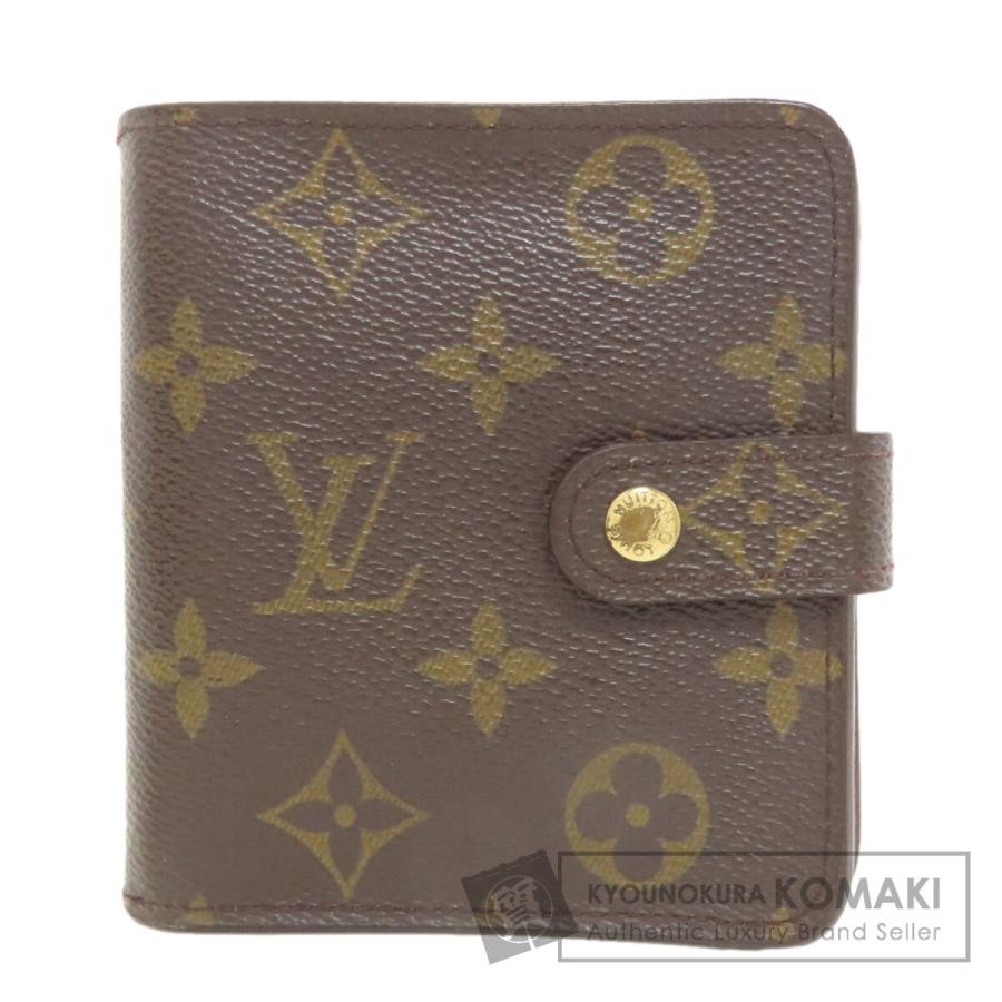 LOUIS VUITTON ルイヴィトン M61667 コンパクトジップ 二つ折り財布（小銭入れあり） モノグラムキャンバス レディース [中古] LOUIS VUITTON（ルイ・ヴィトン） M61667 コンパクトジップ 二つ折り