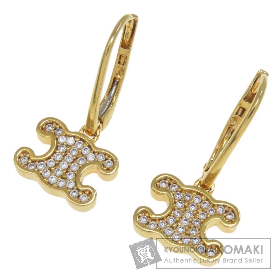 CELINE（セリーヌ） トリオンフ ピアス 金属製 レディース 中古