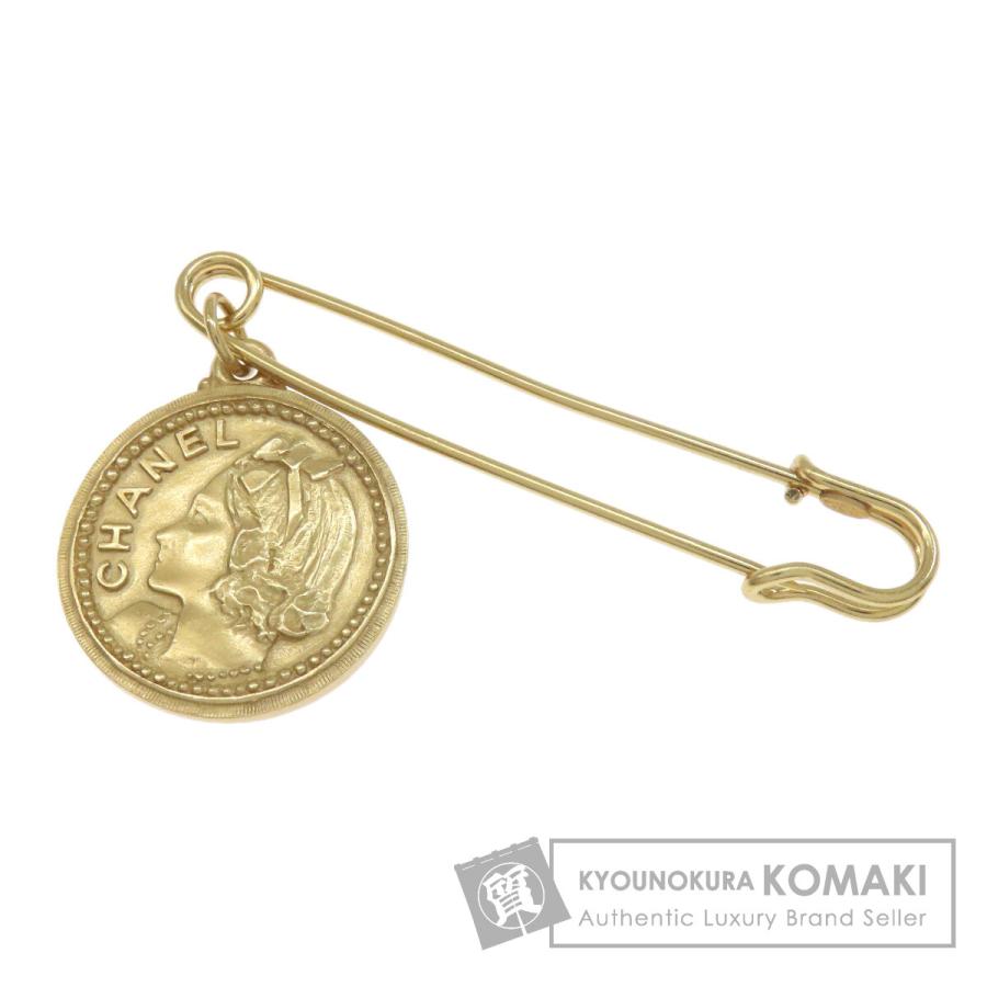 CHANEL（シャネル） ロゴ ピンブローチ ブローチ 金属製 レディース