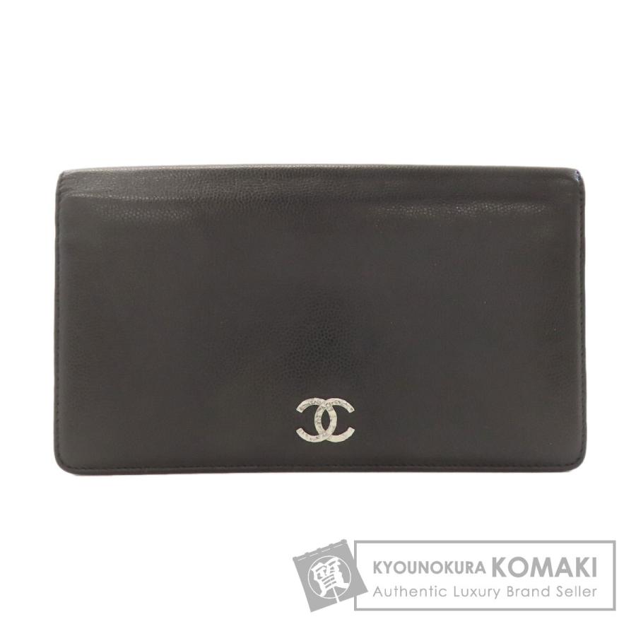 シャネル ココマーク 長財布 CHANEL（シャネル） ココマーク シルバー金具 長財布（小銭入れあり