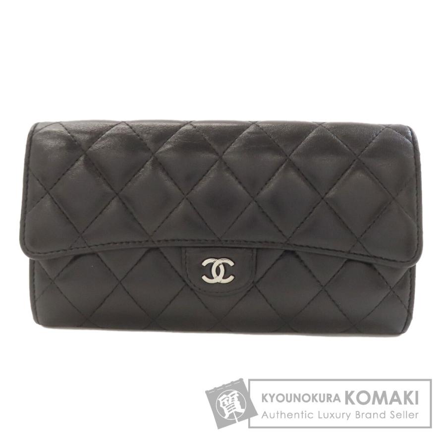 CHANEL（シャネル） マトラッセ ココマーク シルバー金具 長財布（小銭