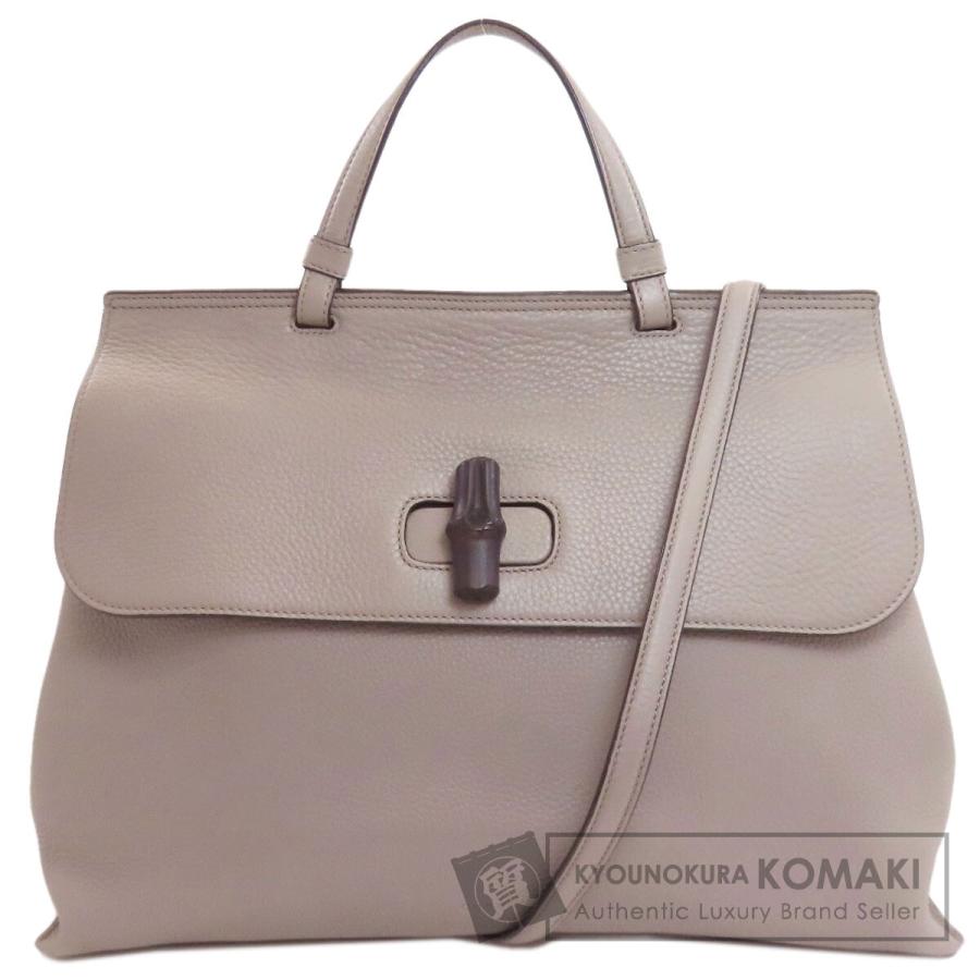 GUCCI（グッチ） 370830 バンブー デイリー 2WAY ハンドバッグ レザー