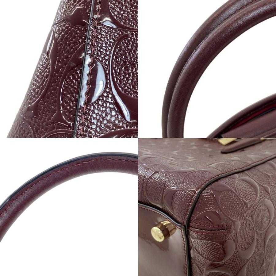 COACH（コーチ） F55451 デボスド シグネチャー 2WAY ハンドバッグ